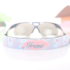Aqua Wasserfarben Sonnenbrillenband Blumenmuster Band Personalisieren