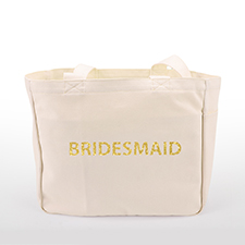Glitzer Baumwolltasche Text Foto Personalisieren Accessoire Beige