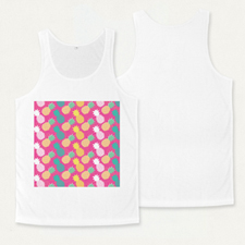 Maßgeschneidertes Vollfarb-Print Unisex Tanktop (Nur vorne) (Mittel)