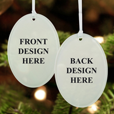 Acrylic Ornament Oval Shape Custom 2 Sides_Copy