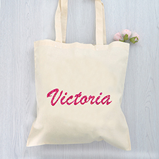 Glitzer Tasche Budget Personalisieren ​Name