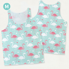 Allover-Print Grafikdesign Unisex Tanktop (Mittel)