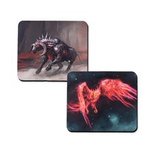 Beidseitig Personalisieren Quadrat Spielmatte Gummi 30,5 x 35,6 cm