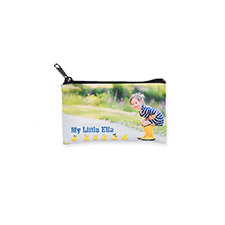 8,9 x 15,2 cm Glitzer Kosmetiktasche Beidseitig Personalisieren Reißverschluss schwarz