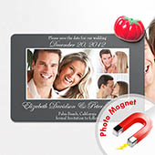 Save the Date Magnet Romantisch 10,16 x 15,24 cm