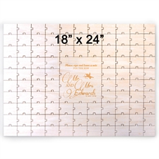 Gewerbe Holzpuzzle mit Gravur Querformat 457 x 610 mm 99 Teile