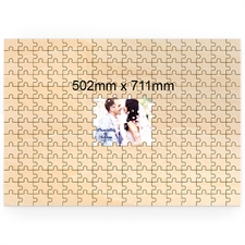 Holzpuzzle wie gemalt Personalisieren Querformat 502 x 711 mm 209 Teile