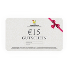€ 15,00 GUTSCHEIN
