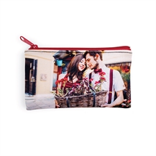 Kleine Personalisierte  Neopren Kosmetiktasche mit Foto 10,2 x 17,8 cm