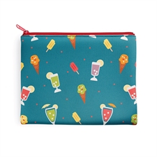 Grosse Personalisierte  Neopren Kosmetiktasche mit Foto 20,3 x 25,4 cm