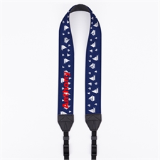 Navy Segelboot Kameragurt 38 mm Personalisieren