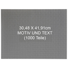 1000 Teile Personalisieren 30,5 x 41,9 cm Puzzle - Querformat
