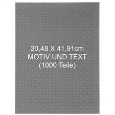 1000 Teile Personalisieren 30,5 x 41,9 cm Puzzle - Hochformat