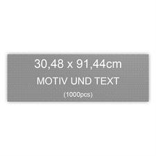 30,48 x 91,44 cm Personalisiertes 1000 Teile Weitwinkel Panorama Puzzle