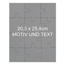 25,4 x 20,3 cm Magnetisch-Photo-Puzzle, Hochformat