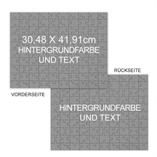 Großes beidseitiges Puzzle
