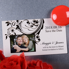 Bekanntmachung Save the Date Fotomagnet 5,08 x 8,89 cm