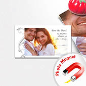 Große Feier Save the Date Fotomagnet 5,08 x 8,89 cm