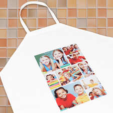 Neun Fotos Kollage Schürze Groß Hochformat