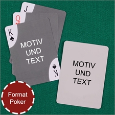 Decoecken Spielkarten Vorder- und Rückseite personalisieren