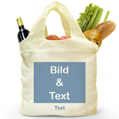 Wiederverwendbare Shoppingtasche Querformat