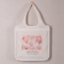 Sechs Fotos Shoppingtasche Elegant