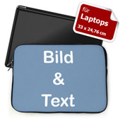 Personalisierte Laptop Tasche Medium Querformat