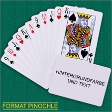 Binogelkarten selbstgestalten mit Hintergrund Querformat