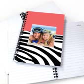 Hot Pink Zebra Notizbuch