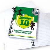 Personalisiertes Notizbuch Fußball