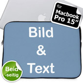 Beidseitig personalisierbare MacBook Pro 15 Tasche (2015)