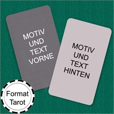 Tarot Format Personalisierbares Kartenspiel (Blanko)