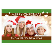 Merry Christmas animierte Kippkarte