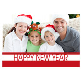Happy New Year Kippkarte, Animiertes Bild