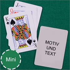 Mini Spielkarten Standard Index
