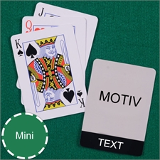 Mini Kartenspiel Cool Schwarz Standard Index