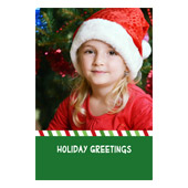 Ganz gestreift Kippbildkarte zu Weihnachten
