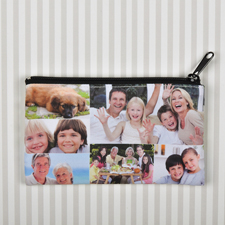 6er Fotokollage Kosmetiktasche Klein Beide Seiten gleich personalisieren