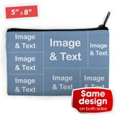 6er Fotokollage Kosmetiktasche Medium 2 Seiten Gleiches Motiv