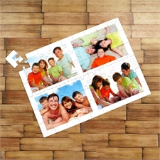 Grosses Foto-Collage-Puzzle mit Fotos, Bilder und Text 30,48x41,91 cm