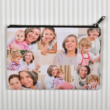 6er Fotokollage Kosmetiktasche Groß Vorne/Hinten gleiches Bild