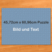 Riesenfotopuzzle 45x61cm 500 Teile personalisierte Box
