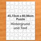 Personalisiertes Riesenfotopuzzle Hochformat 62x46cm 70 Teile personalisierte Schachtel