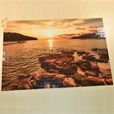 71cmx50cm Fotopuzzle 1000 Teile Hintergrundfarbe und Text