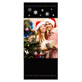 Schneeflocken Lesezeichen Animiert Personalisiert Weihnachten