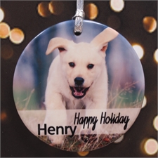 Der Beste Freund Runder Porzellanschmuck zum Personalisieren