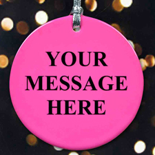 Pink Personalisierter Porzellanschmuck Keramik zum Selbstgestalten