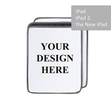Personalized Ultra-plush Padded iPad Sleeve, Portrait