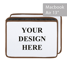Personalized Ultra-plush Padded MacBook Air 13 Sleeve, Landscape