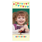 Flagge zeigen Geburtstag Lesezeichen Hochformat Animiert Personalisieren